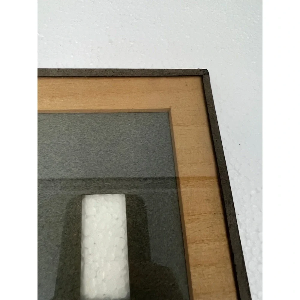 Vintage Metal Glass Contact Picture Frame 5x7 Industrial Darkroom Photography US